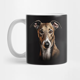 Greyhound Dog Portrait Mug